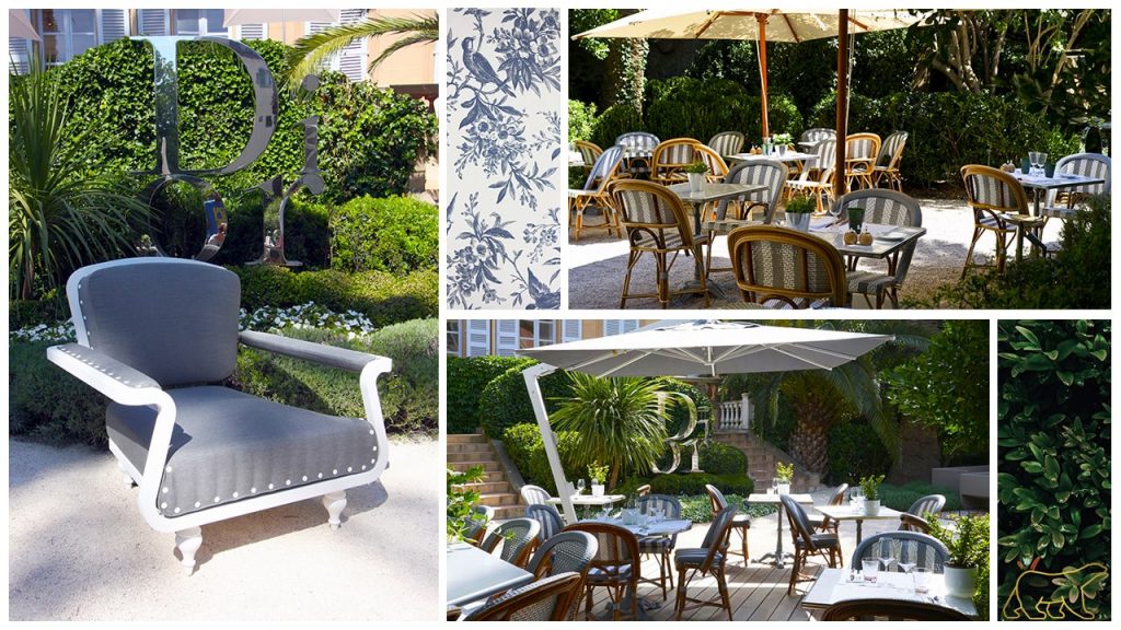 The Dior restaurant in St Tropez